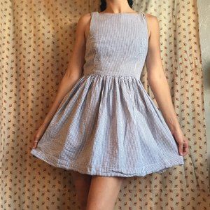 American Apparel Seersucker Pinstripe Dress